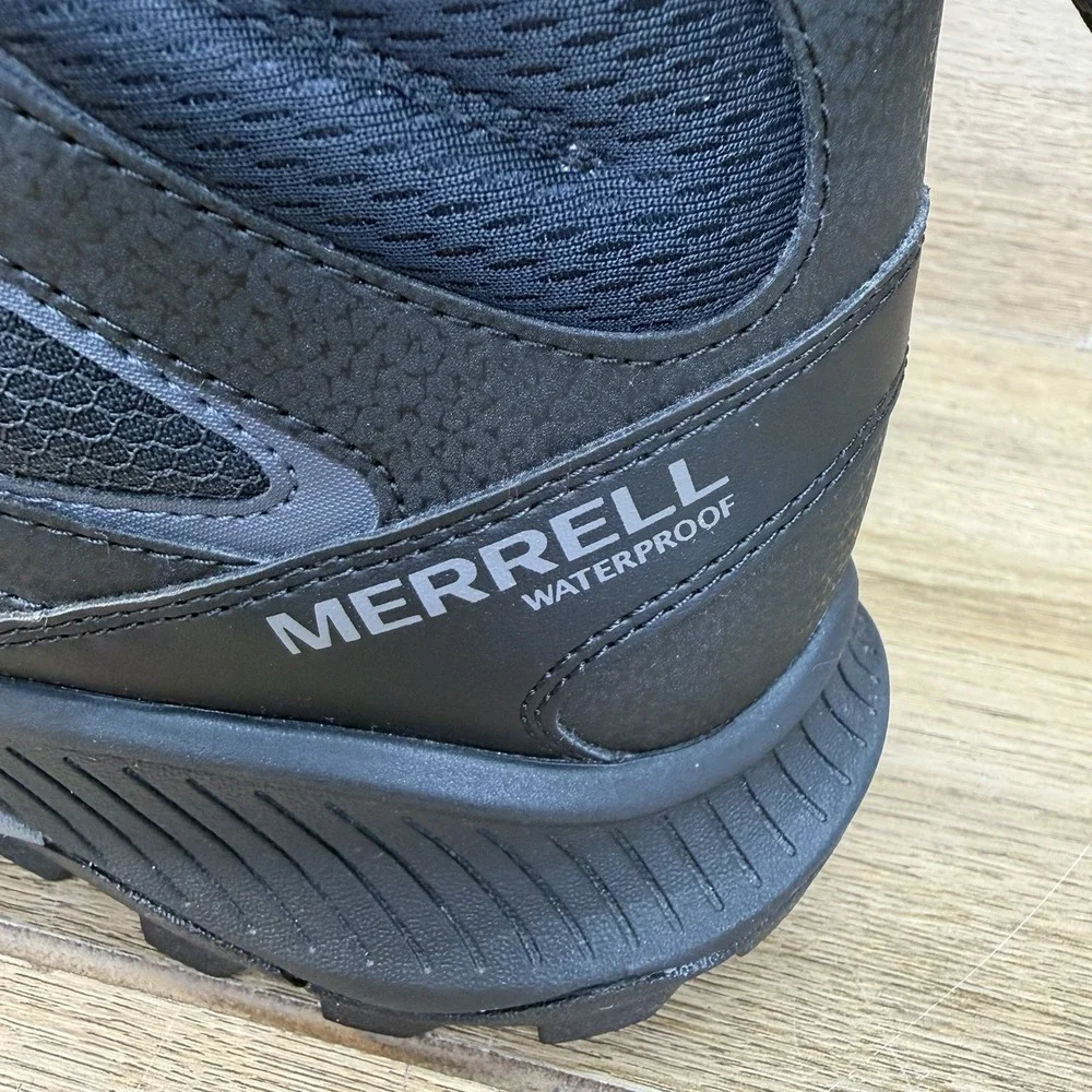 Merrell Speed Strike 2 Mid Waterproof Hiking Boot Men's Sz 11.5 Black J037833